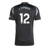 Camiseta Arsenal Jurrien Timber #12 Visitante Equipación 2024-25 manga corta